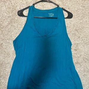 Time and Tru Women's Teal Tank Top